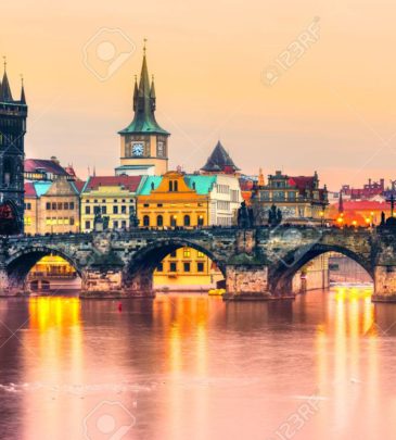 Prague, Charles Bridge and Old Townl. Czech Republic